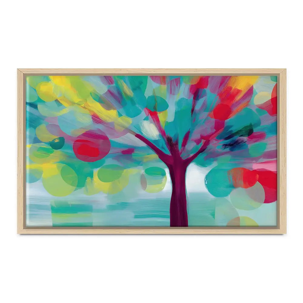 Tree Of Colours Canvas Print Tree Of Colours Canvas Print wall art product Chromatic Storm Studio