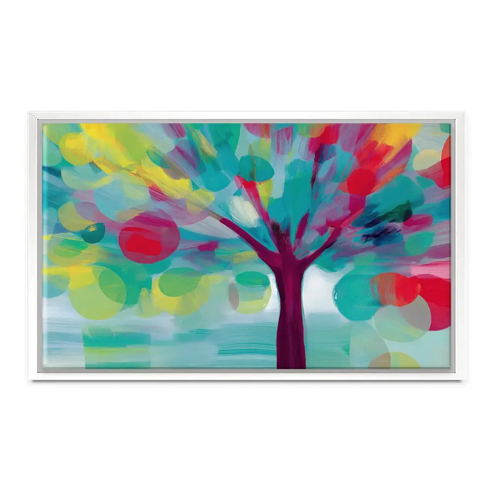 Tree Of Colours Canvas Print Tree Of Colours Canvas Print wall art product Chromatic Storm Studio