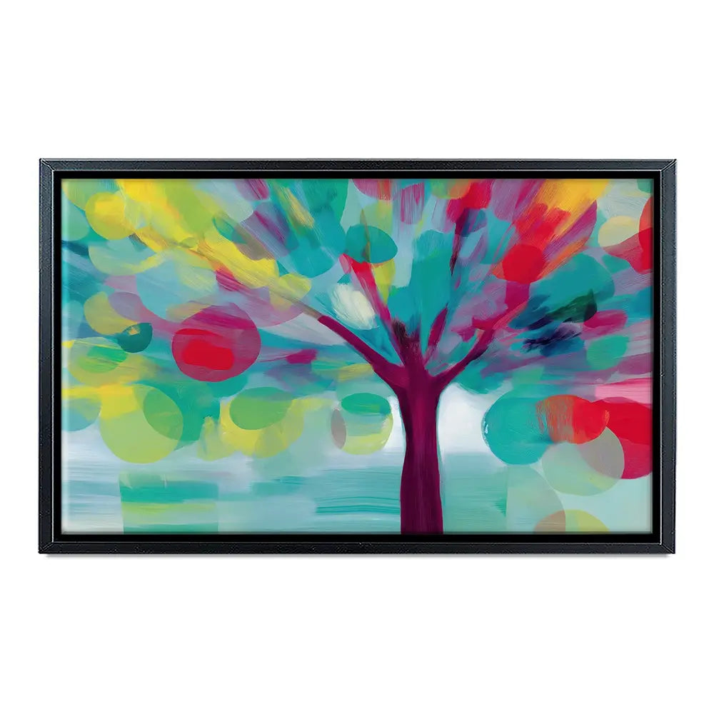 Tree Of Colours Canvas Print Tree Of Colours Canvas Print wall art product Chromatic Storm Studio