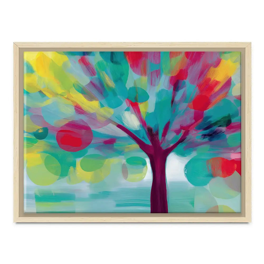 Tree Of Colours Canvas Print Tree Of Colours Canvas Print wall art product Chromatic Storm Studio