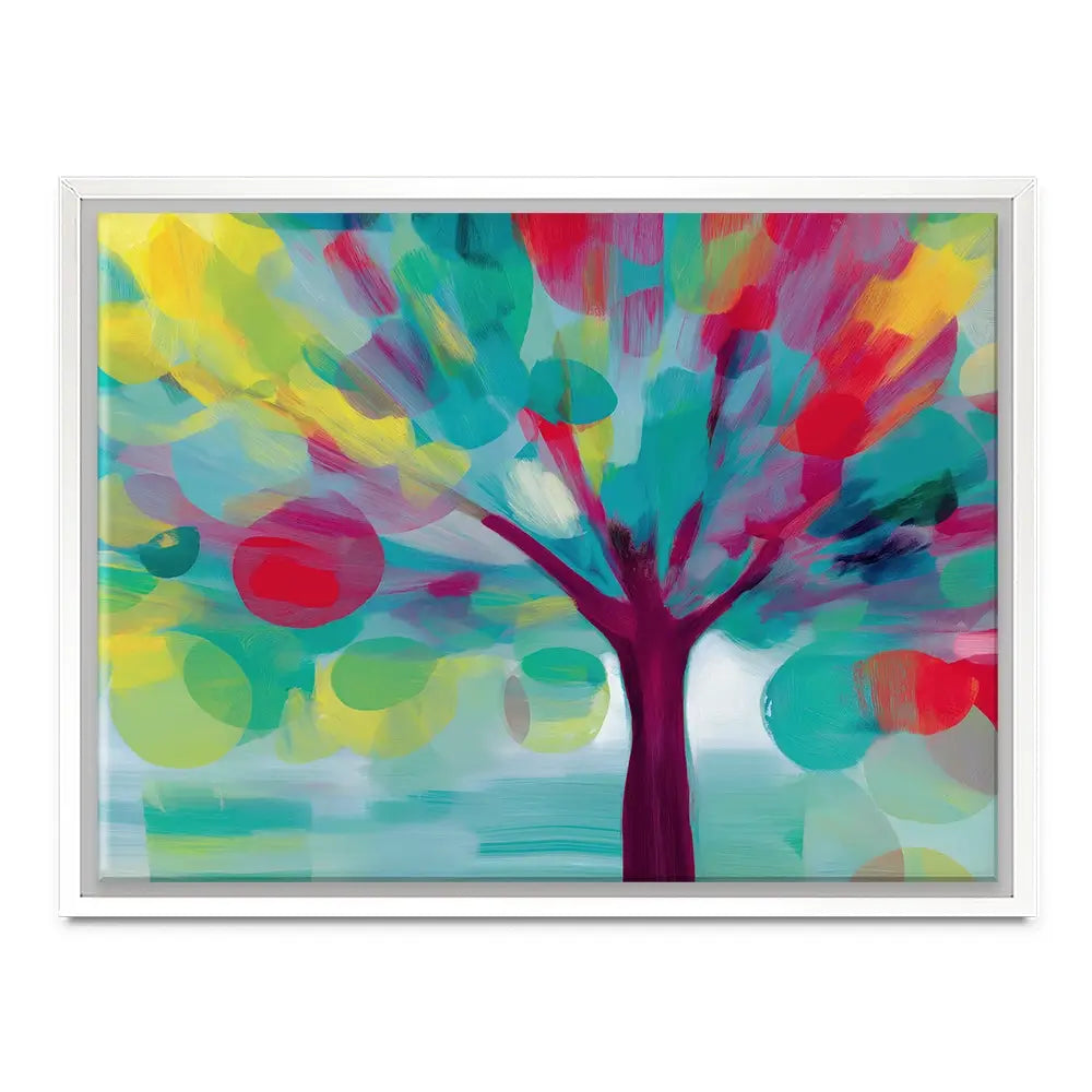Tree Of Colours Canvas Print Tree Of Colours Canvas Print wall art product Chromatic Storm Studio