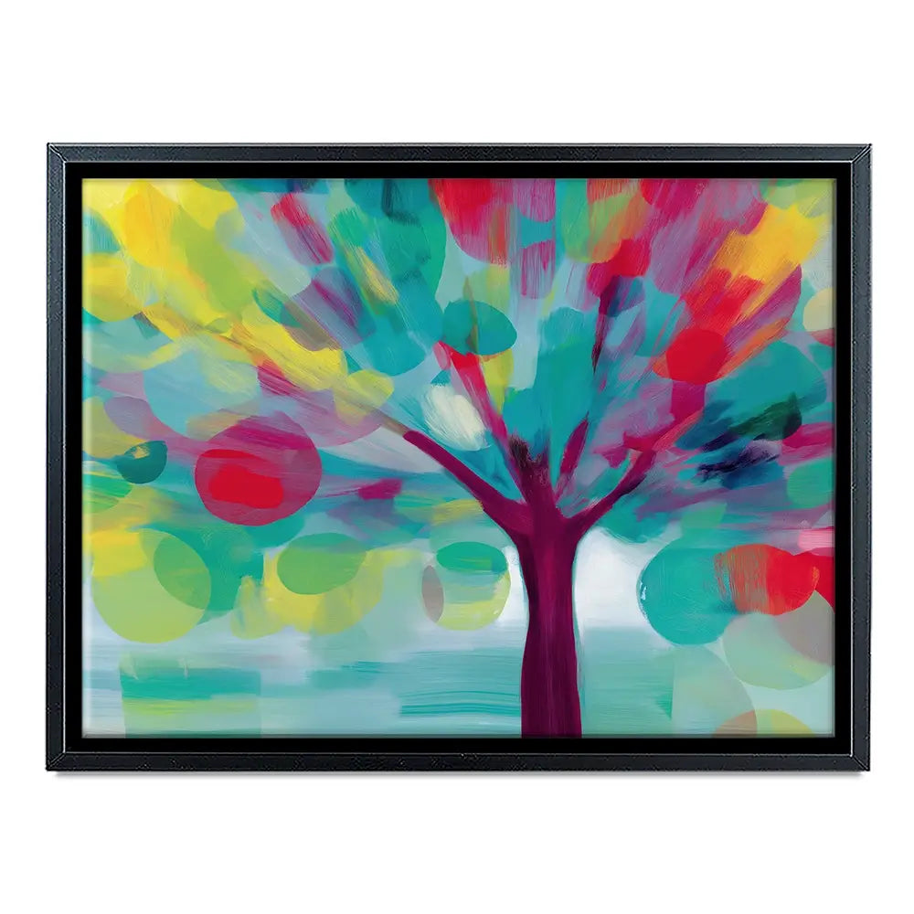 Tree Of Colours Canvas Print Tree Of Colours Canvas Print wall art product Chromatic Storm Studio