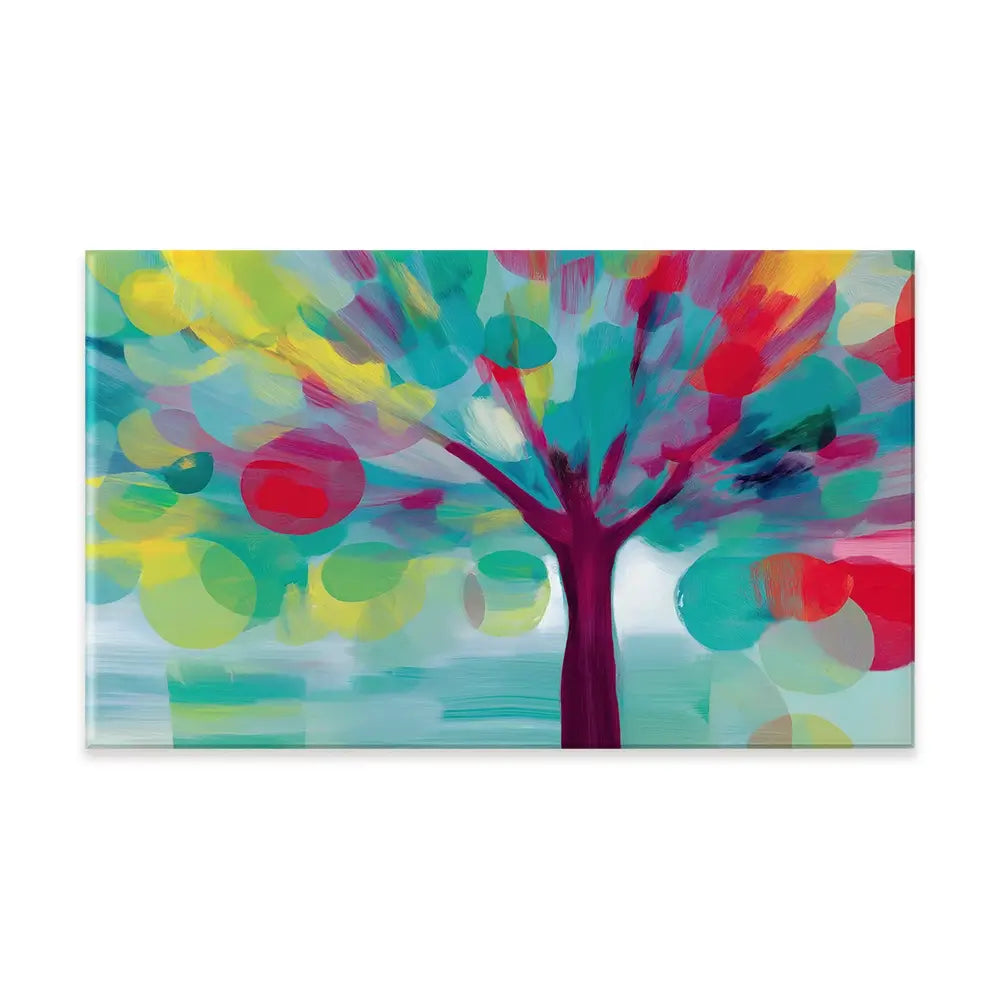 Tree Of Colours Canvas Print Tree Of Colours Canvas Print wall art product Chromatic Storm Studio