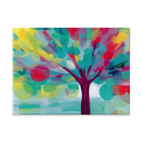 Tree Of Colours Canvas Print Tree Of Colours Canvas Print wall art product Chromatic Storm Studio