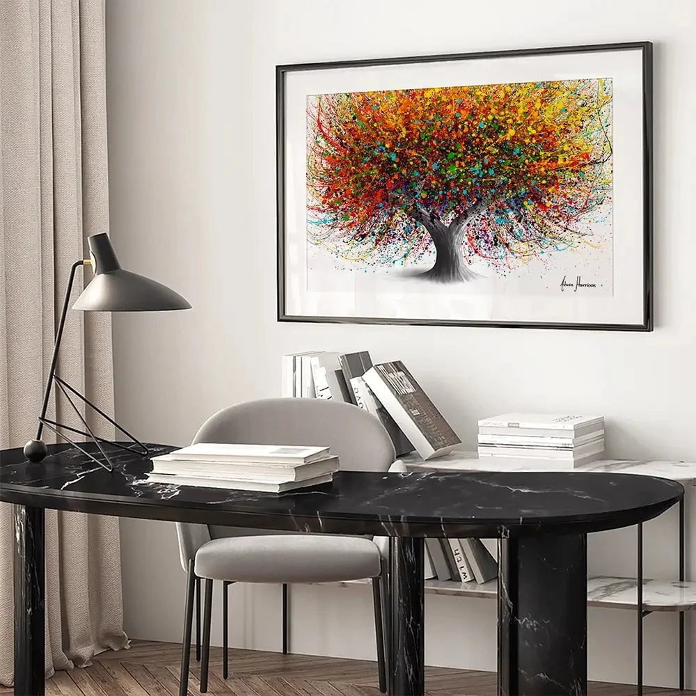 Tree Of Festivity Framed Art Print Tree Of Festivity Framed Art Print wall art product Ashvin Harrison