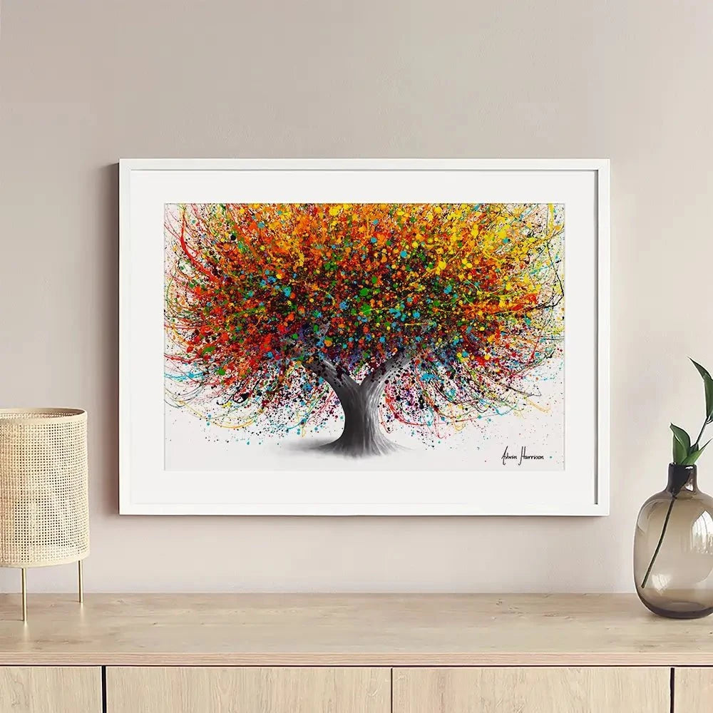 Tree Of Festivity Framed Art Print Tree Of Festivity Framed Art Print wall art product Ashvin Harrison