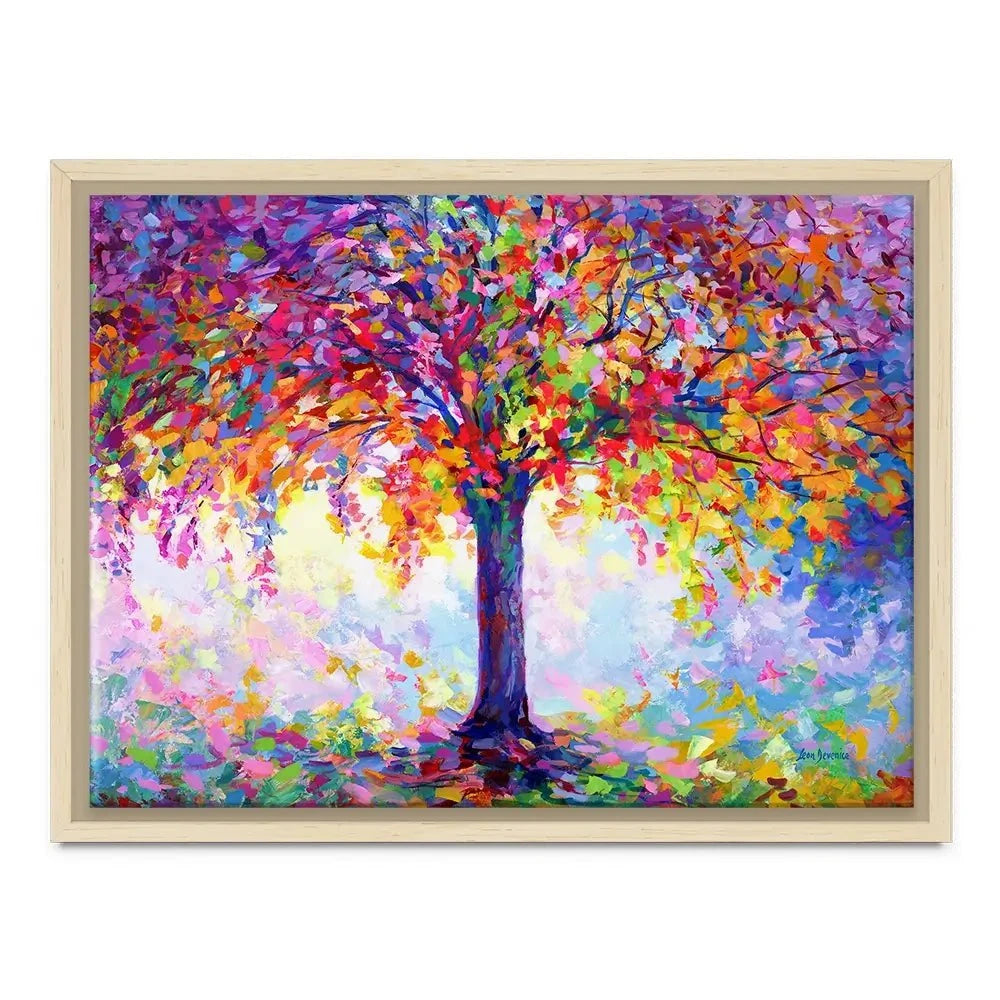 Tree Of Happiness Canvas Print Tree Of Happiness Canvas Print | Tree of Happiness Artwork | Tree Art wall art product Leon Devenice