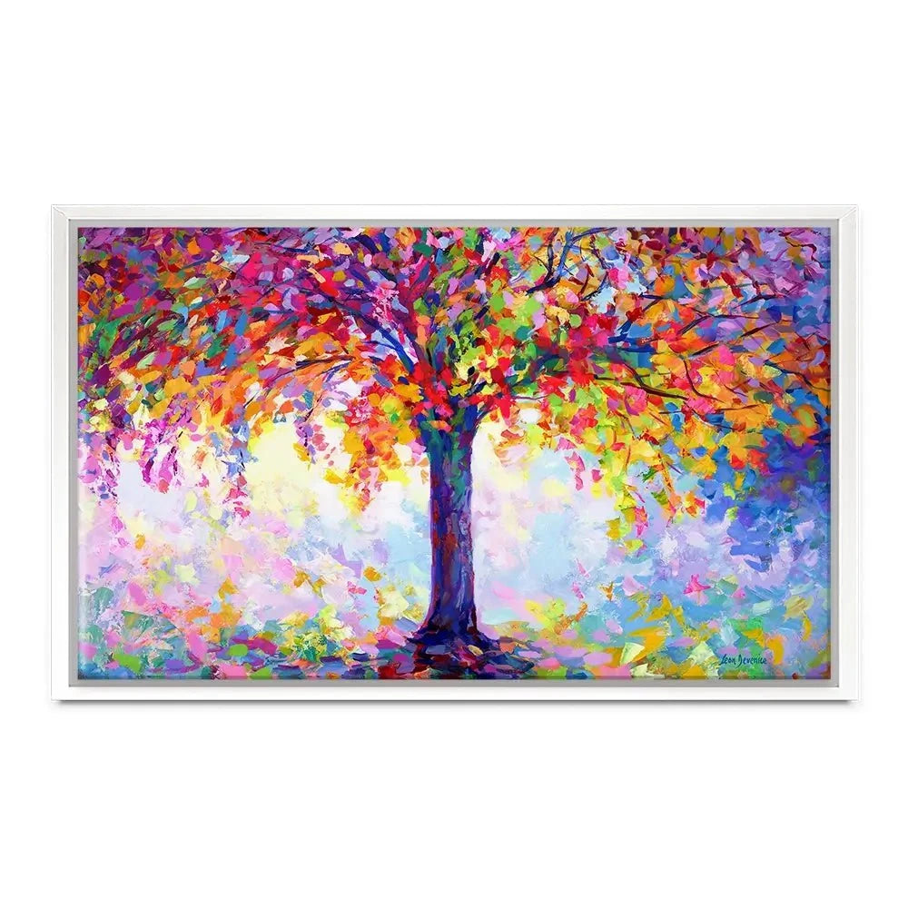 Tree Of Happiness Canvas Print Tree Of Happiness Canvas Print | Tree of Happiness Artwork | Tree Art wall art product Leon Devenice