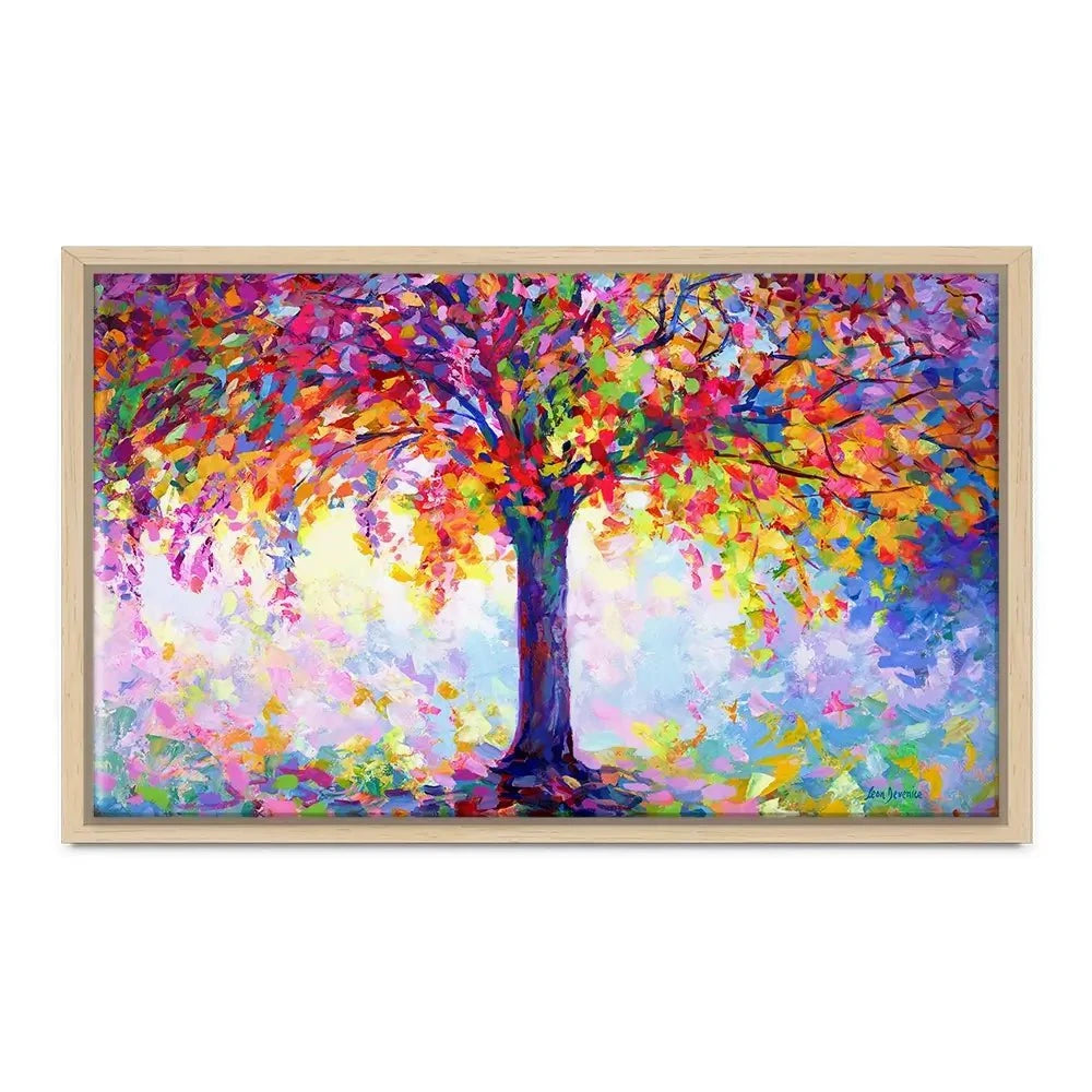 Tree Of Happiness Canvas Print Tree Of Happiness Canvas Print | Tree of Happiness Artwork | Tree Art wall art product Leon Devenice