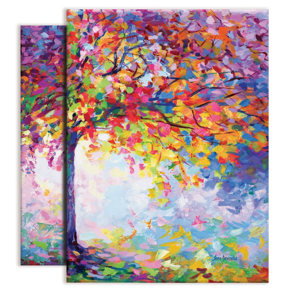 Tree Of Happiness Duo Canvas Print wall art product Leon Devenice