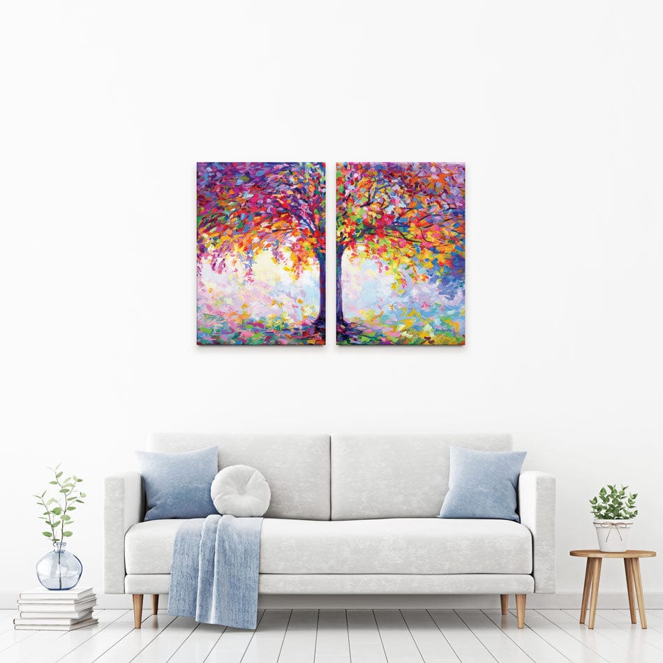 Tree Of Happiness Duo Canvas Print wall art product Leon Devenice