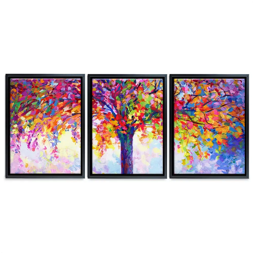Tree Of Happiness Trio Canvas Print Tree Of Happiness Trio Canvas Print wall art product Leon Devenice