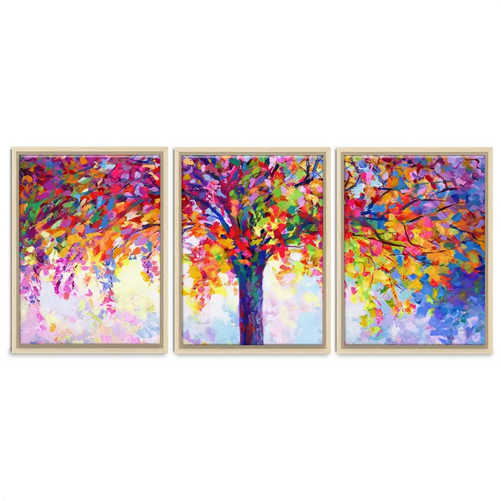 Tree Of Happiness Trio Canvas Print Tree Of Happiness Trio Canvas Print wall art product Leon Devenice