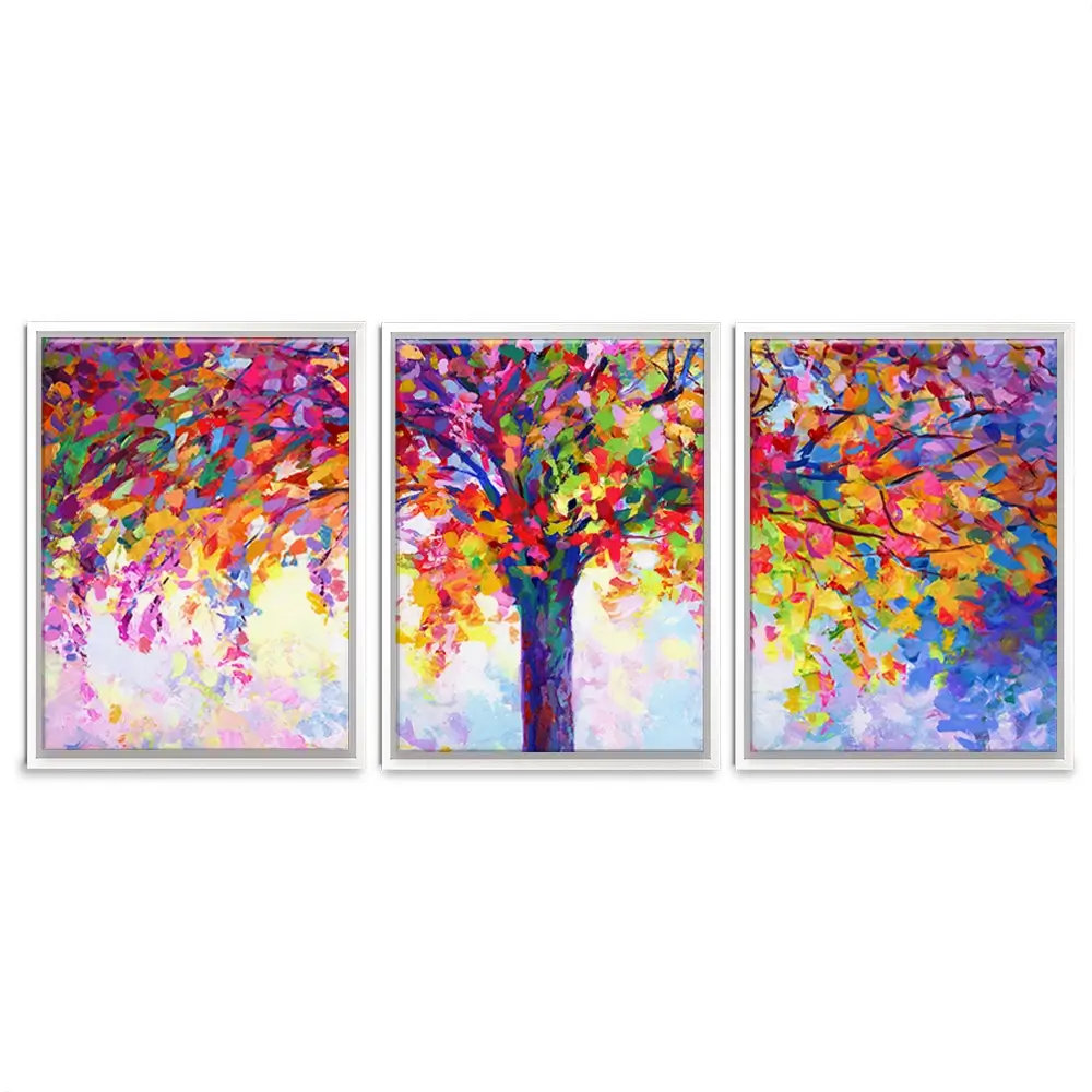 Tree Of Happiness Trio Canvas Print Tree Of Happiness Trio Canvas Print wall art product Leon Devenice