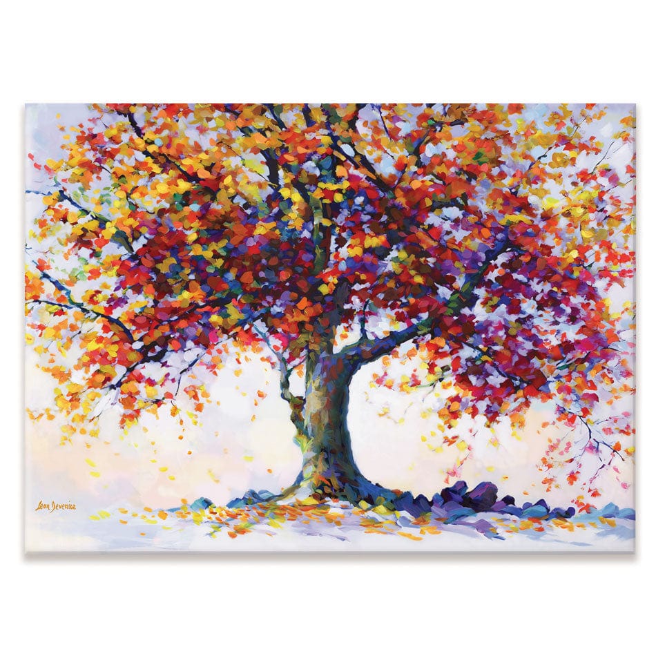 Tree Of Heartfelt Hues Canvas Print wall art product Leon Devenice