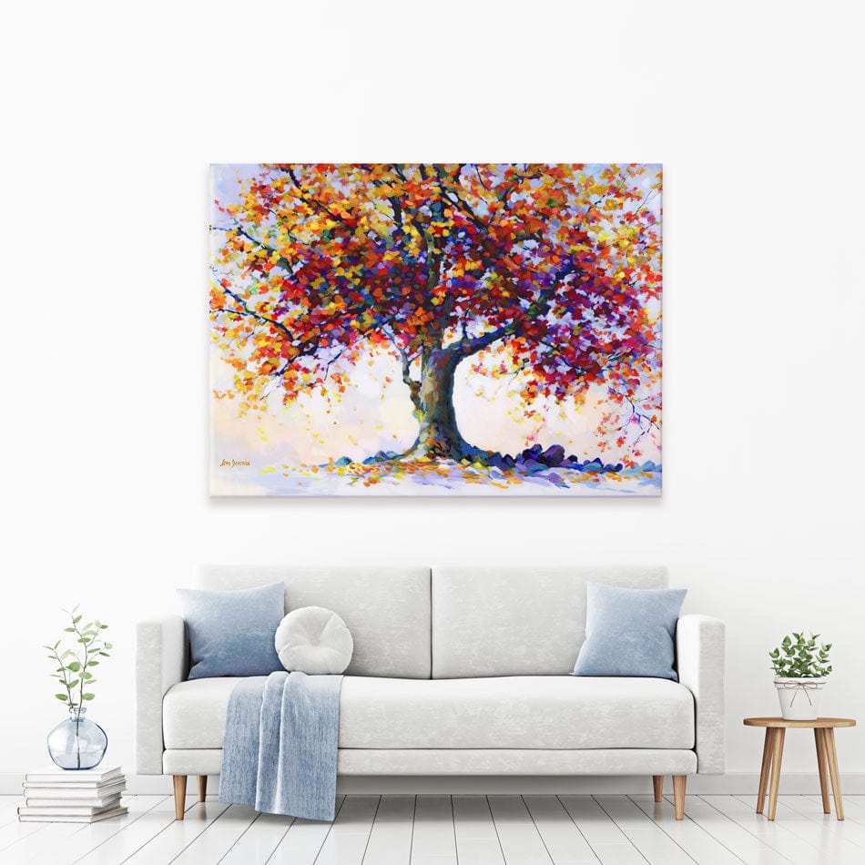 Tree Of Heartfelt Hues Canvas Print wall art product Leon Devenice