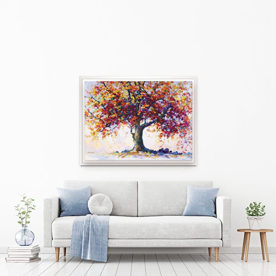 Tree Of Heartfelt Hues Canvas Print wall art product Leon Devenice