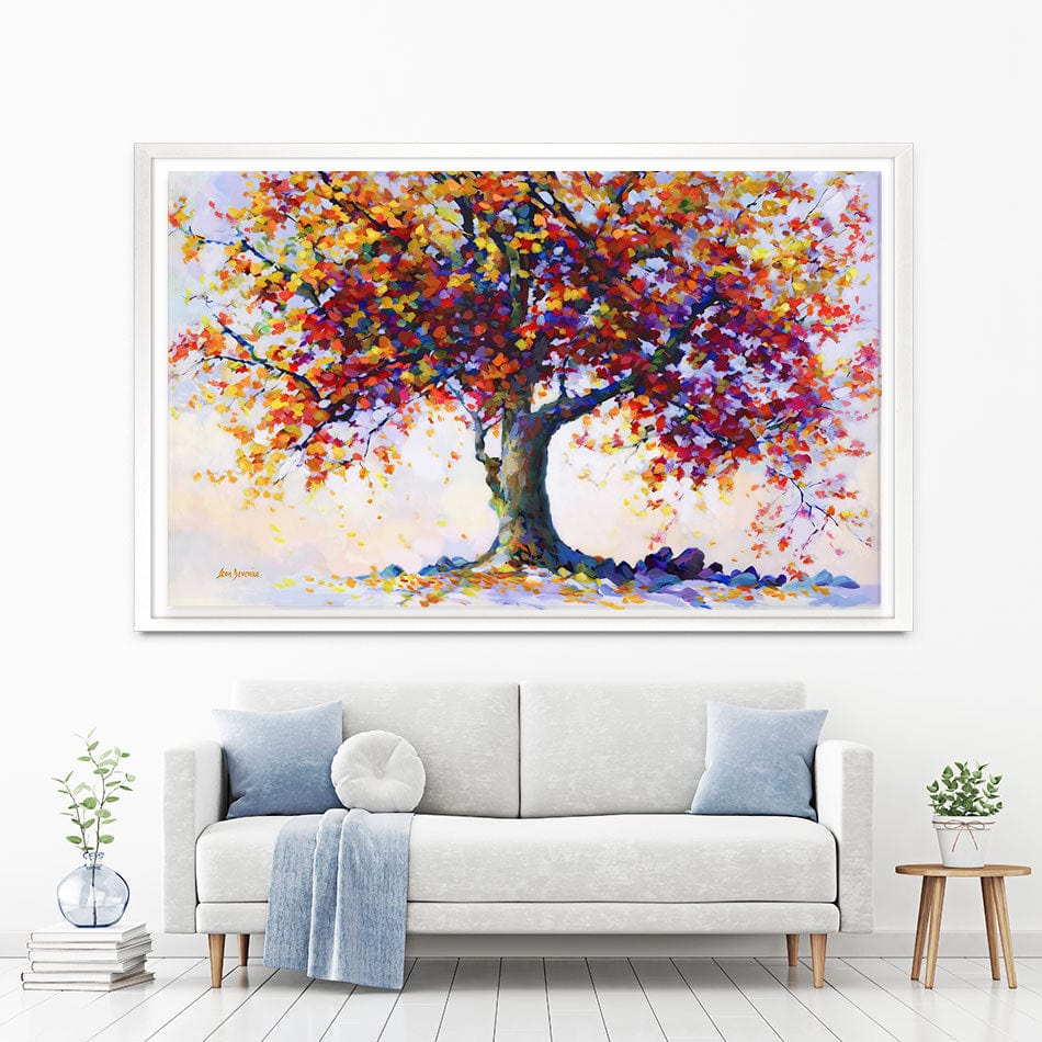 Tree Of Heartfelt Hues Canvas Print wall art product Leon Devenice