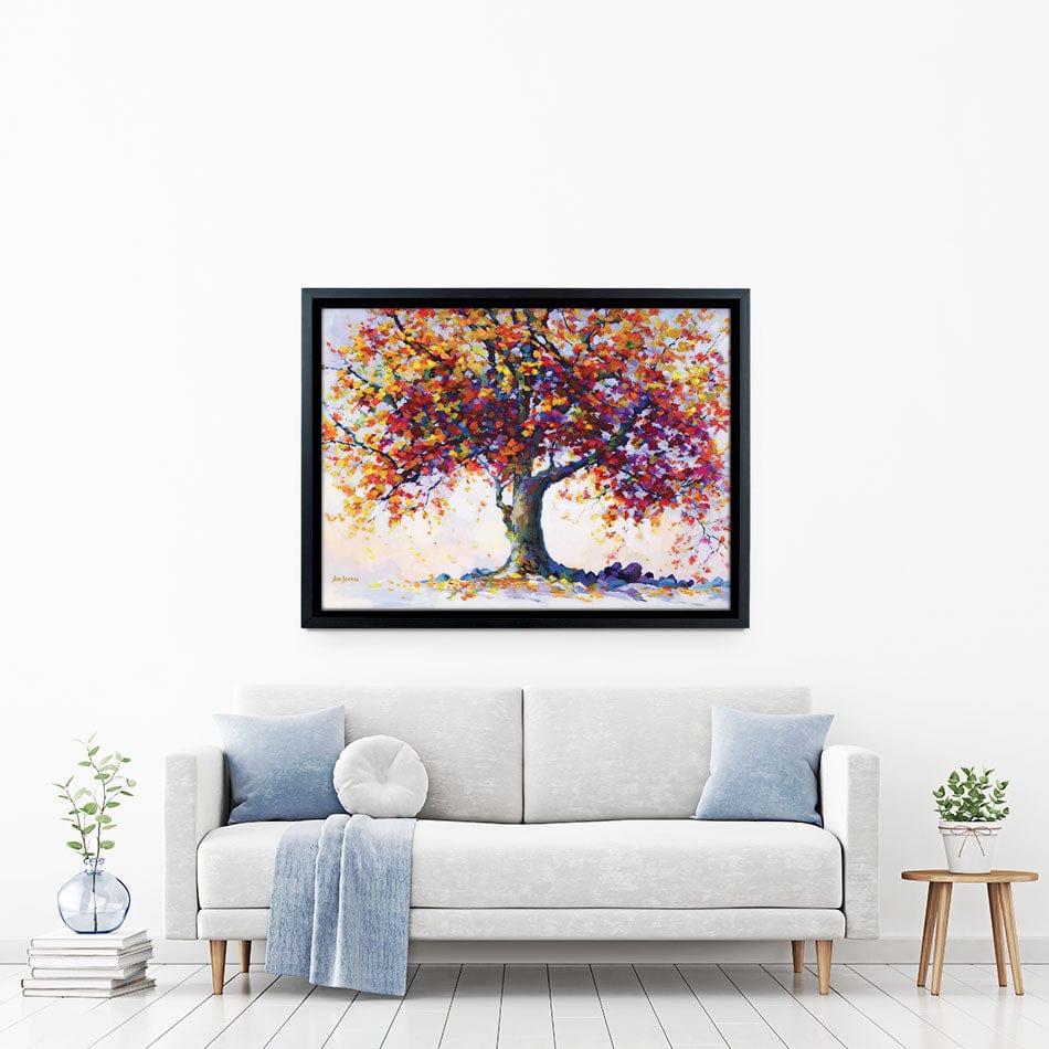 Tree Of Heartfelt Hues Canvas Print wall art product Leon Devenice