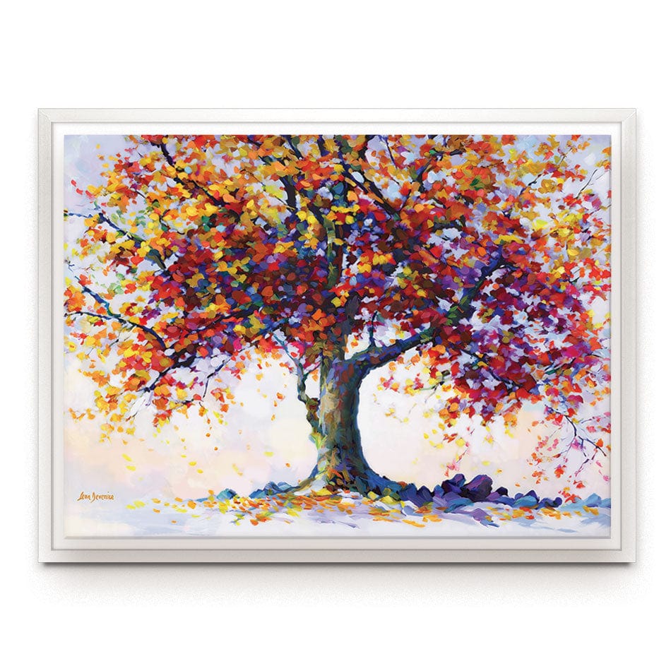Tree Of Heartfelt Hues Canvas Print wall art product Leon Devenice