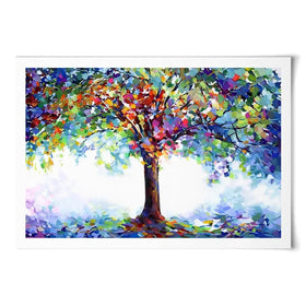 Tree Of Joy And Serenity Art Print Tree Of Joy And Serenity Art Print wall art product Leon Devenice