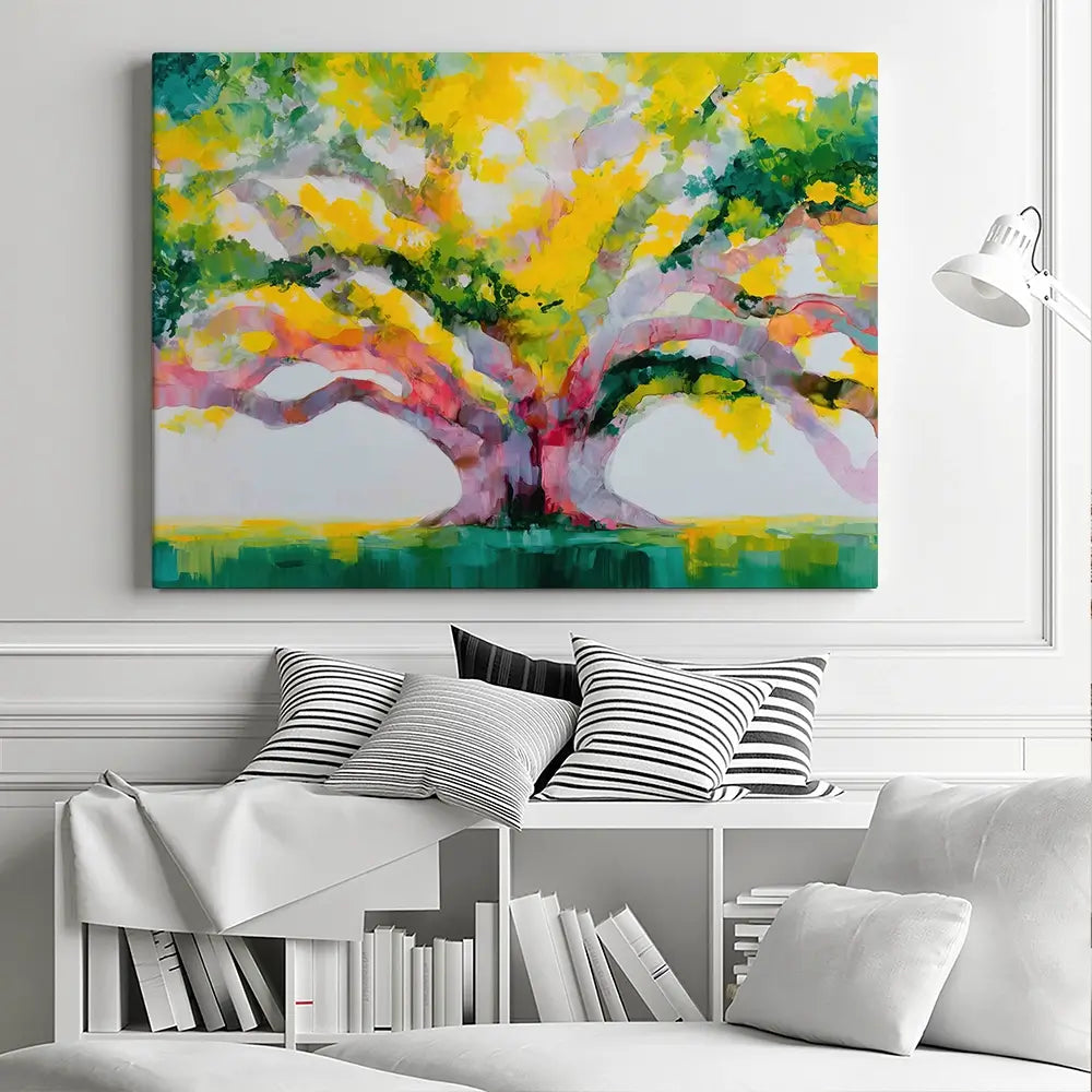 Tree Of Life In Gold Canvas Print Tree Of Life In Gold Canvas Print wall art product Chromatic Storm Studio
