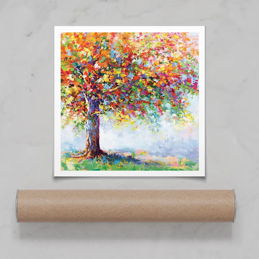 Tree Of Life Square Art Print Tree Of Life Square Art Print wall art product Leon Devenice