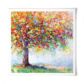 Tree Of Life Square Art Print Tree Of Life Square Art Print wall art product Leon Devenice