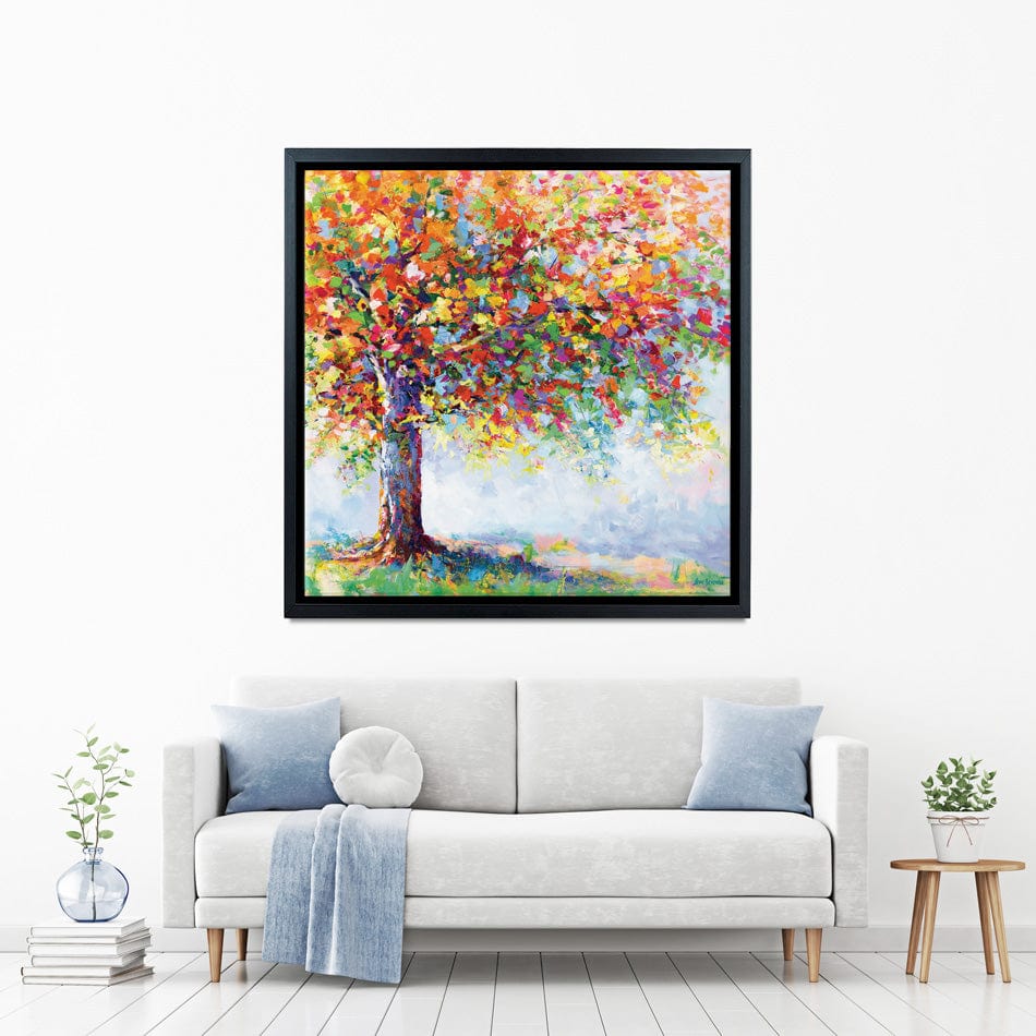 Tree Of Life Square Canvas Print wall art product Leon Devenice