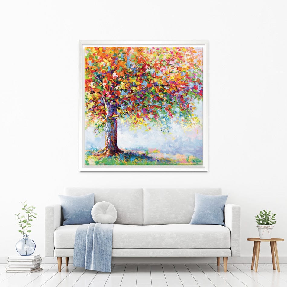 Tree Of Life Square Canvas Print wall art product Leon Devenice