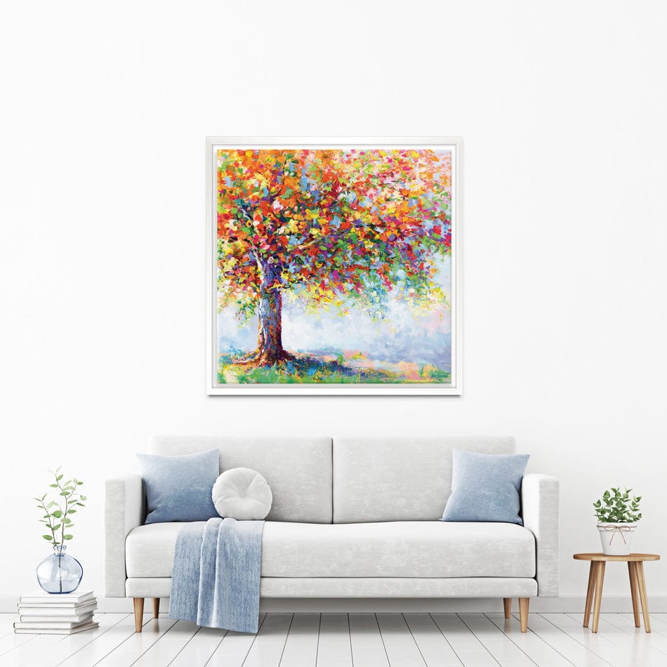 Tree Of Life Square Canvas Print wall art product Leon Devenice