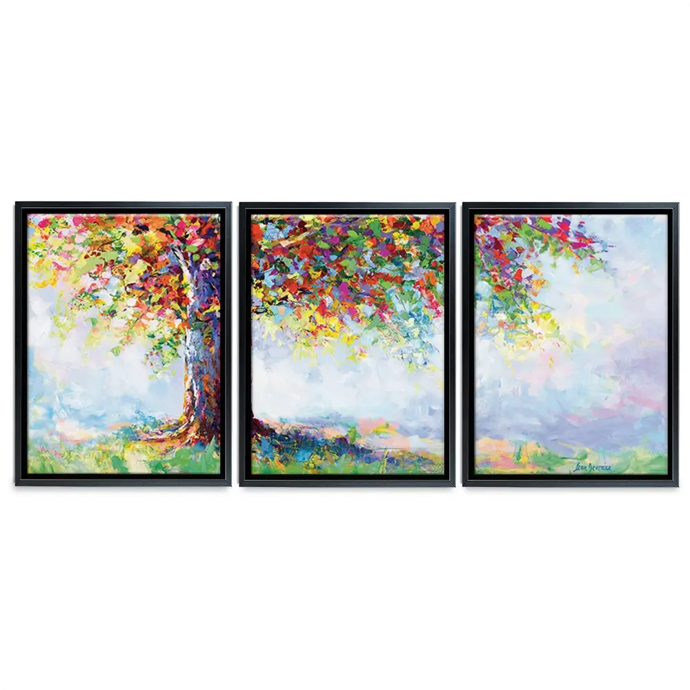 Tree Of Life Trio Canvas Print Tree Of Life Trio Canvas Print wall art product Leon Devenice