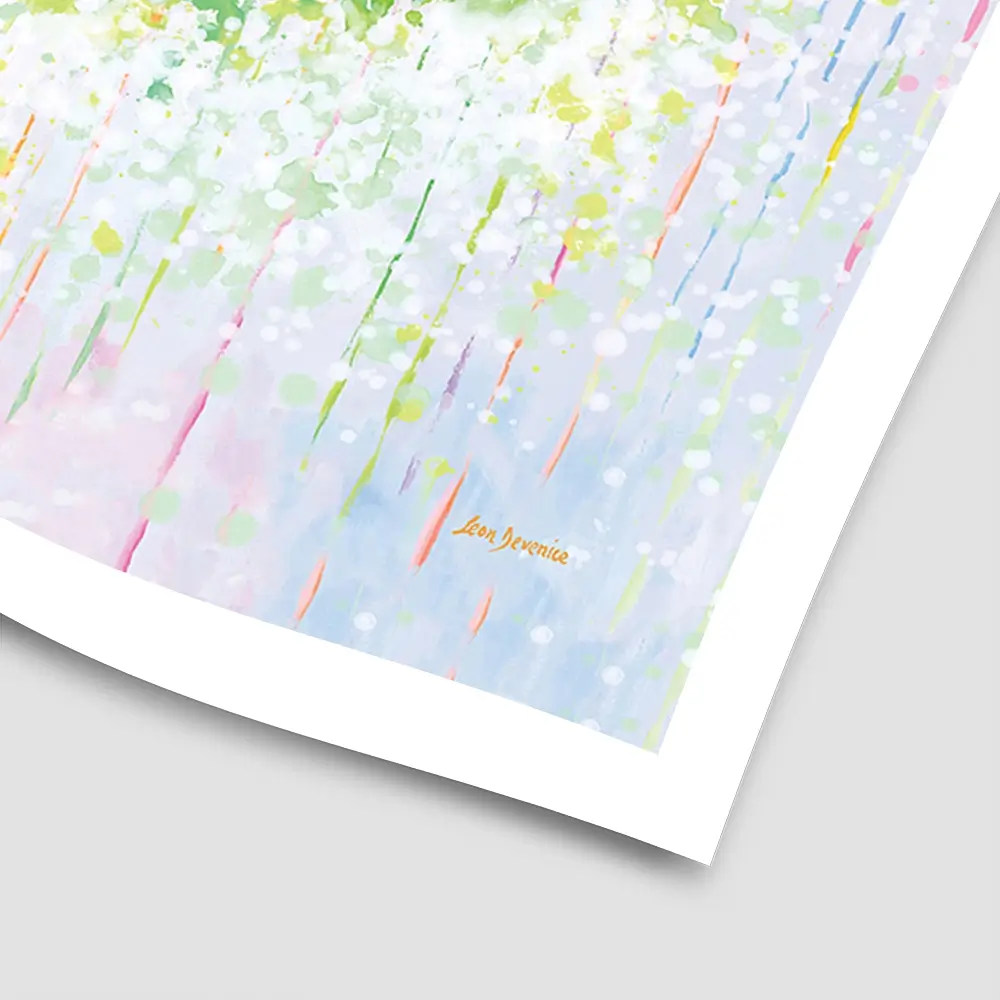 Tree Of Love Square Art Print Tree Of Love Square Art Print wall art product Leon Devenice