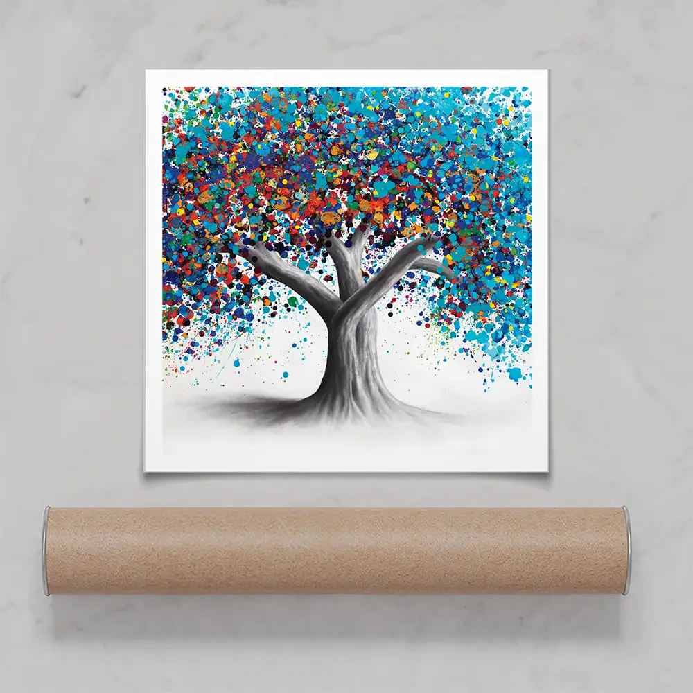 Tree Of Optimism Square Art Print Tree Of Optimism Square Art Print wall art product Ashvin Harrison