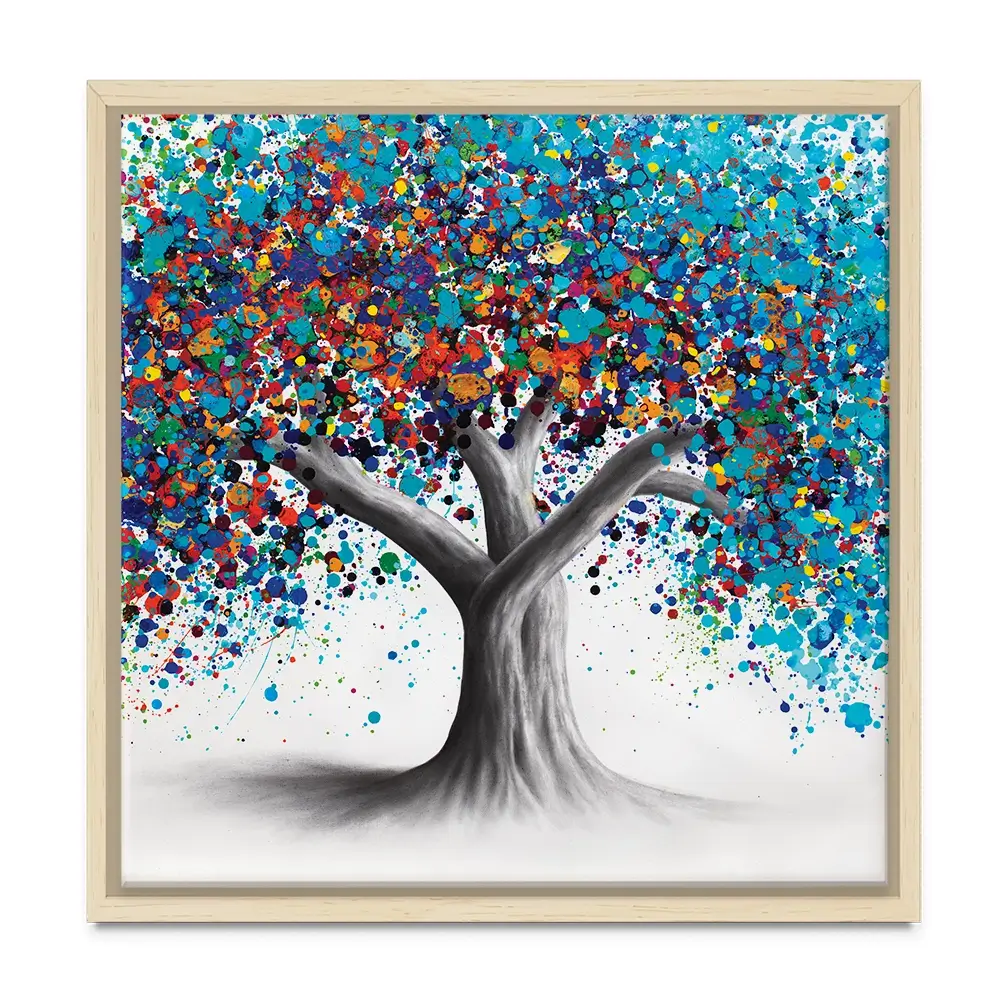 Tree Of Optimism Square Canvas Print Tree Of Optimism Square Canvas Print wall art product Ashvin Harrison