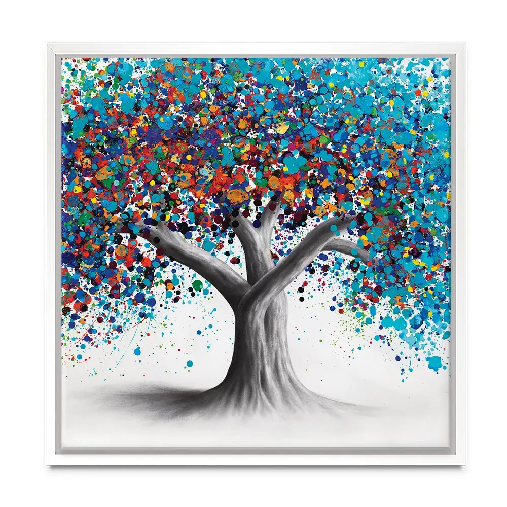 Tree Of Optimism Square Canvas Print Tree Of Optimism Square Canvas Print wall art product Ashvin Harrison