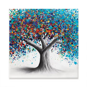 Tree Of Optimism Square Canvas Print Tree Of Optimism Square Canvas Print wall art product Ashvin Harrison