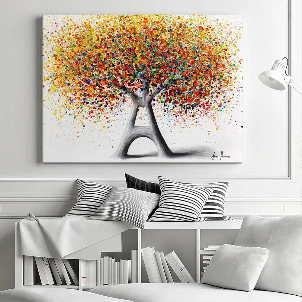 Tree Of Paris Canvas Print Tree Of Paris Canvas Print wall art product Ashvin Harrison