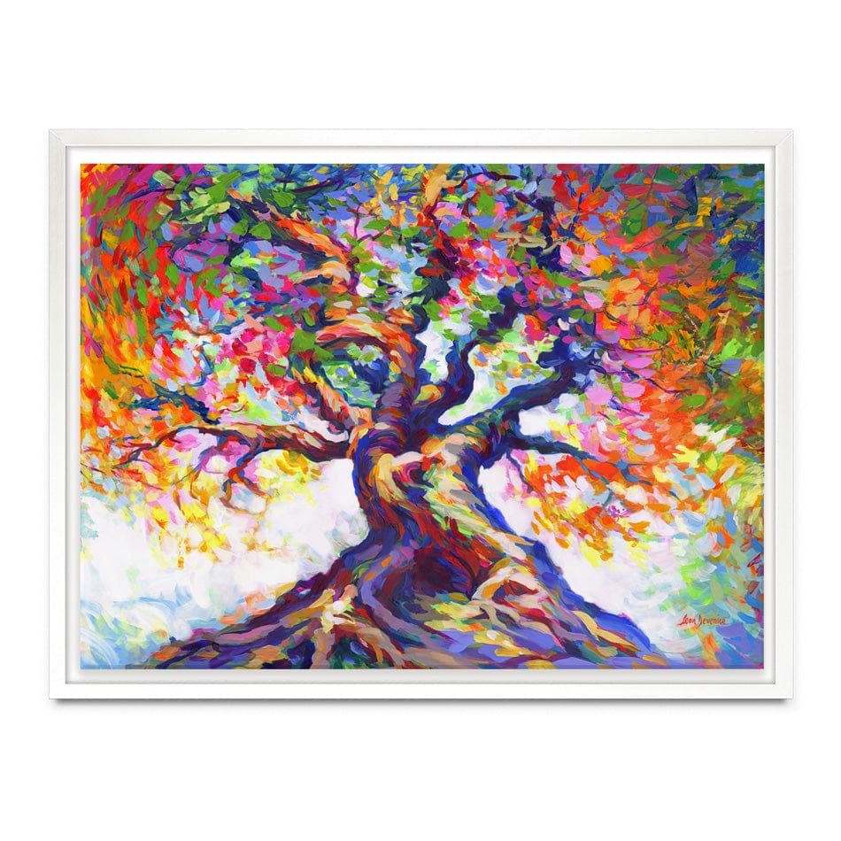 Tree Of Radiant Resilience Canvas Print wall art product Leon Devenice