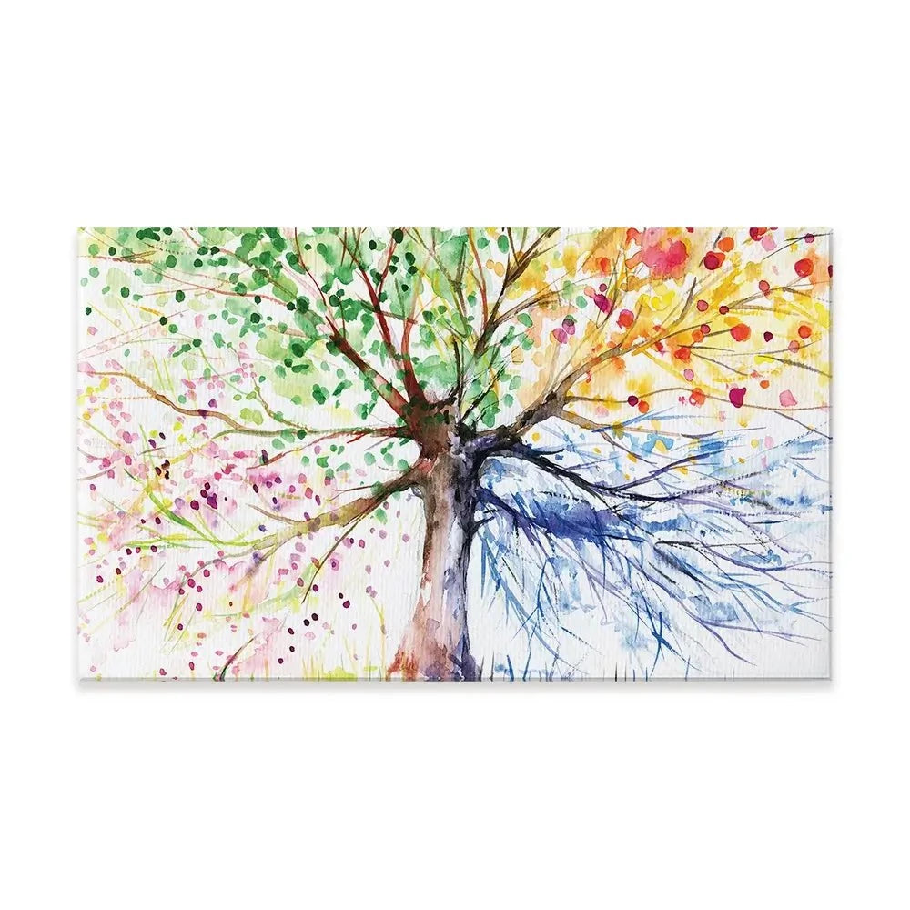 Tree Of Seasons Canvas Print Tree Of Seasons Canvas Print wall art product DeepGreen / Shutterstock