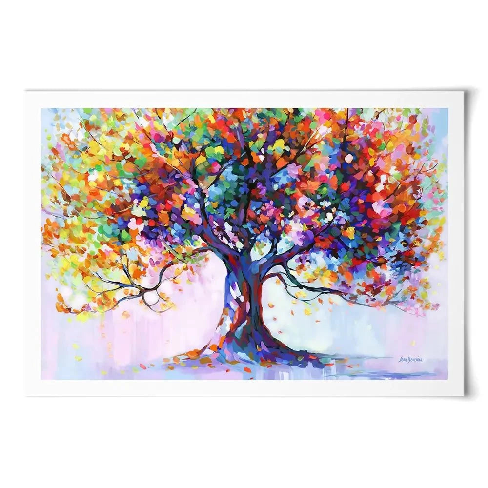 Tree Of Wellbeing Art Print Tree Of Wellbeing Art Print wall art product Leon Devenice