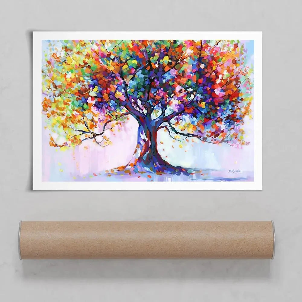Tree Of Wellbeing Art Print Tree Of Wellbeing Art Print wall art product Leon Devenice