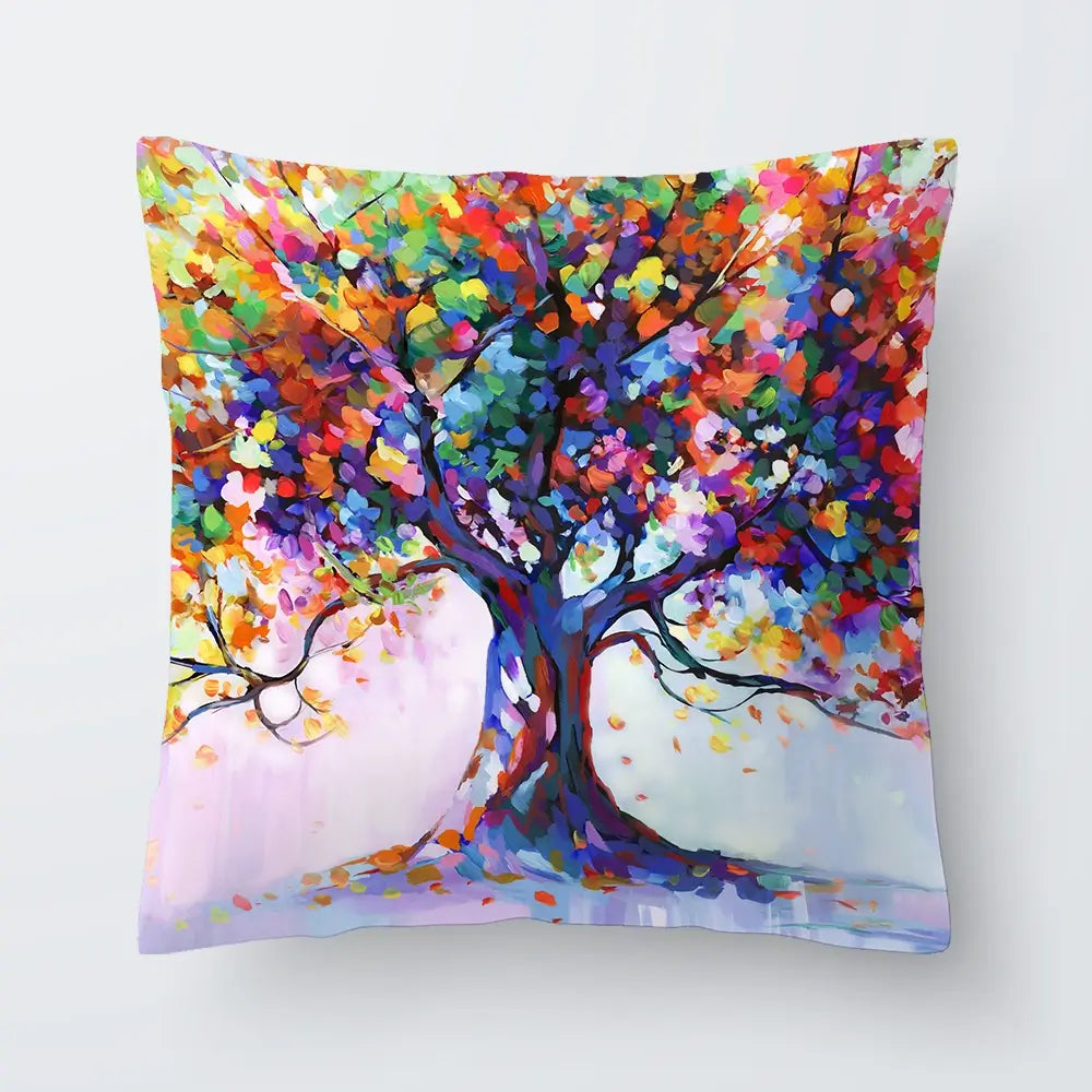 Tree Of Wellbeing Cushion Tree Of Wellbeing Cushion wall art product Leon Devenice