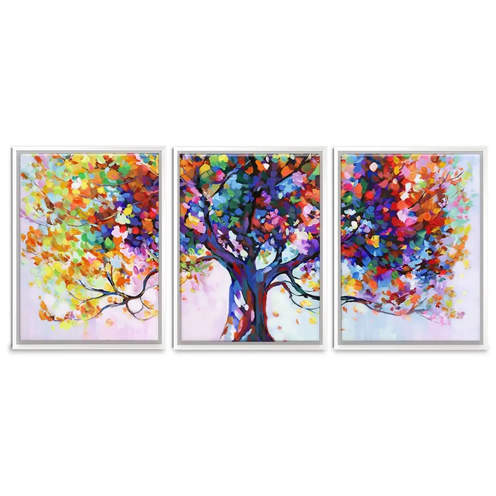Tree Of Wellbeing Trio Canvas Print Tree Of Wellbeing Trio Canvas Print wall art product Leon Devenice
