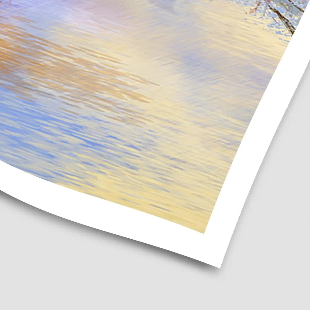 Tree Over The River Art Print Tree Over The River Art Print wall art product Art Print Shop