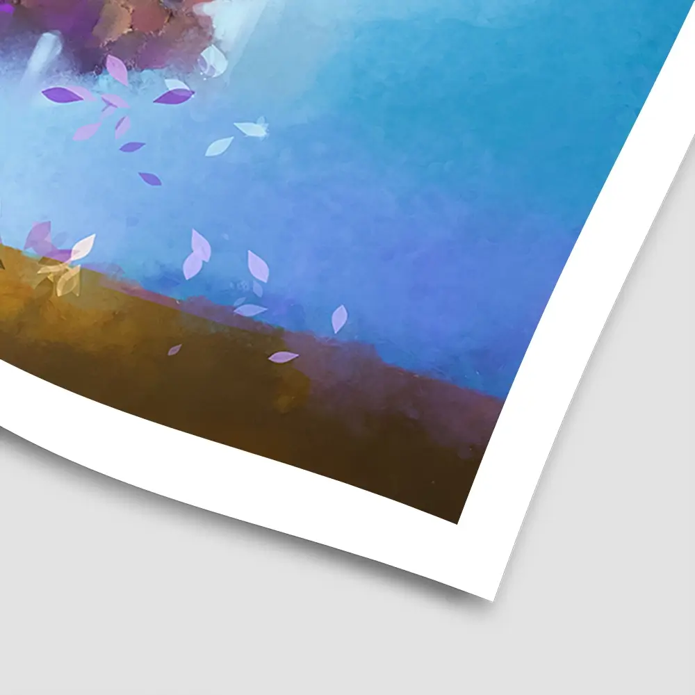 Tree Petals Square Art Print Tree Petals Square Art Print wall art product Art Print Shop