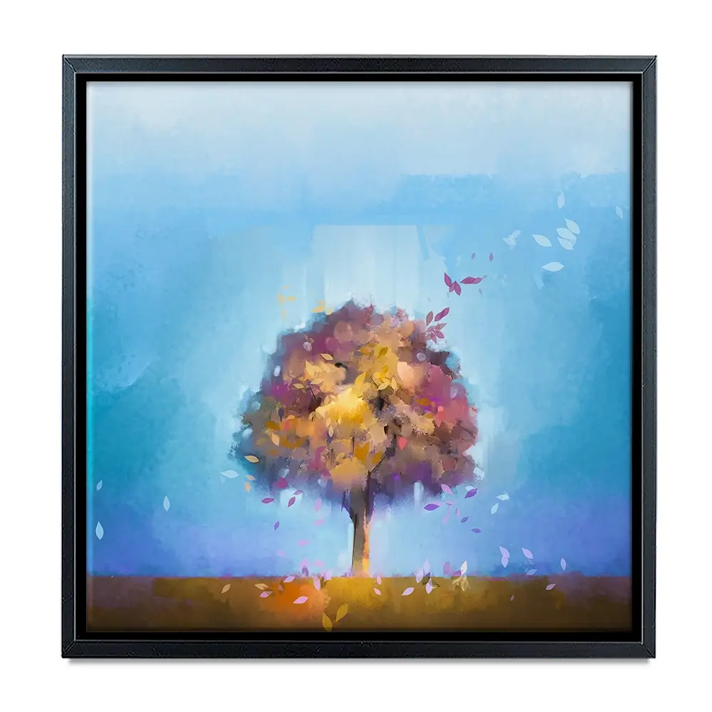 Tree Petals Square Canvas Print Tree Petals Square Canvas Print wall art product Art Print Shop