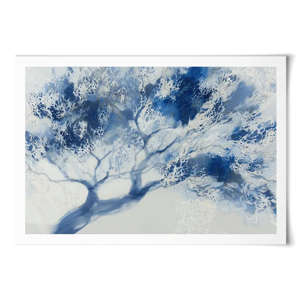 Tree Splatter Art Print Tree Splatter Art Print wall art product Chromatic Storm Studio