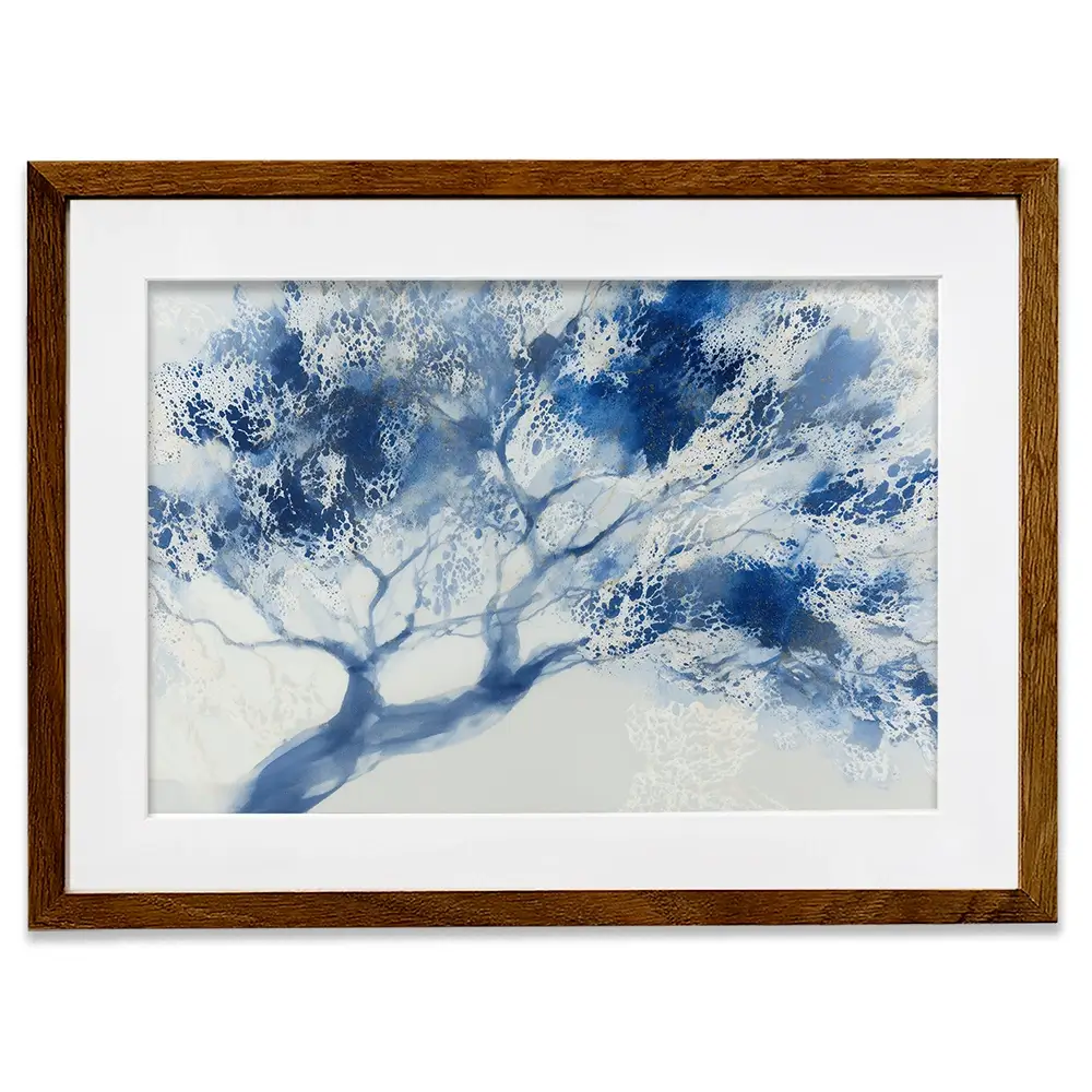 Tree Splatter Framed Art Print Tree Splatter Framed Art Print wall art product Chromatic Storm Studio