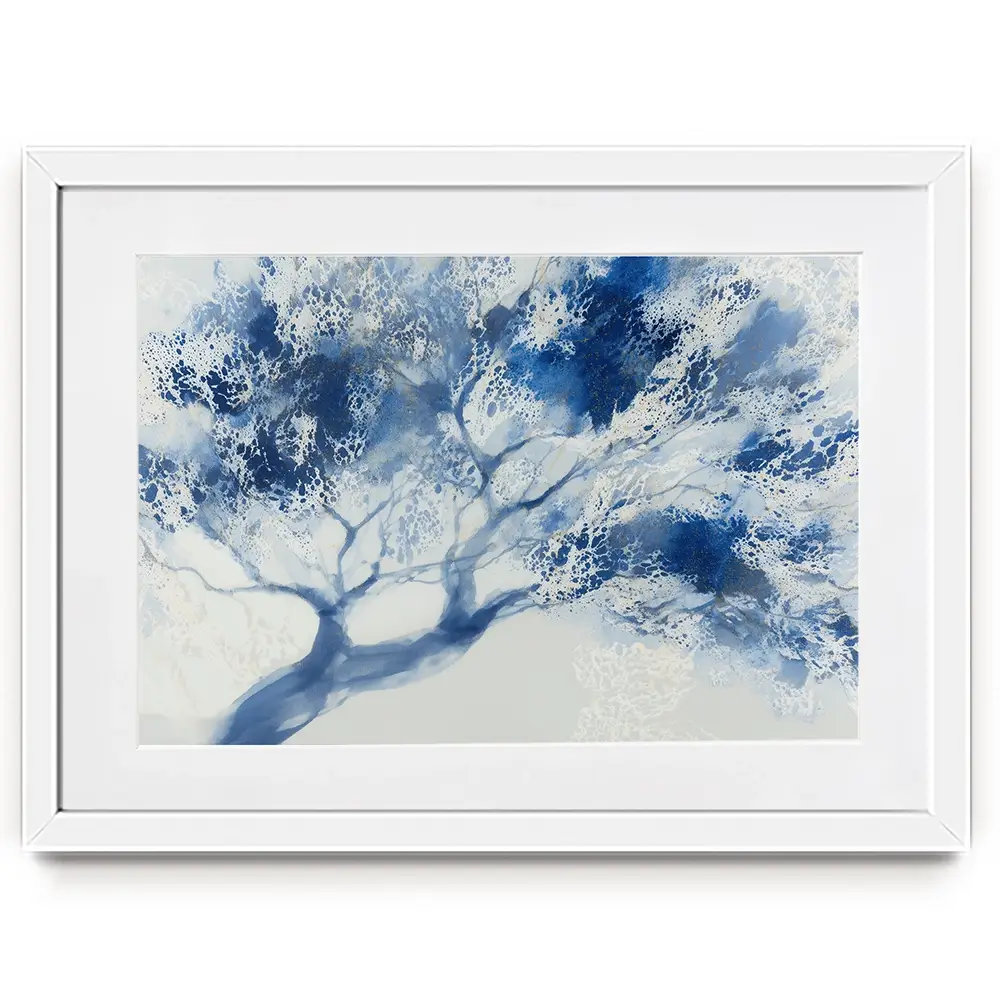 Tree Splatter Framed Art Print Tree Splatter Framed Art Print wall art product Chromatic Storm Studio